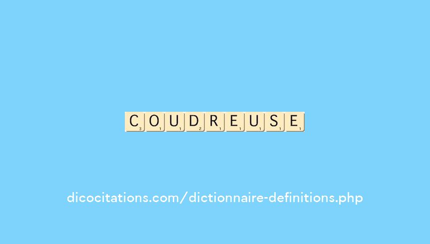 coudreuse coudreuse