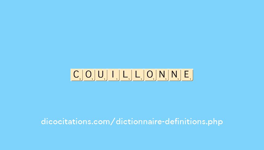 couillonne couillonne