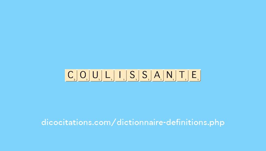 coulissante