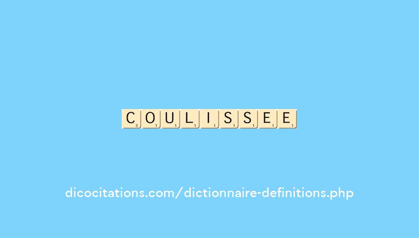 coulissee