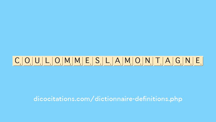 coulommes-la-montagne