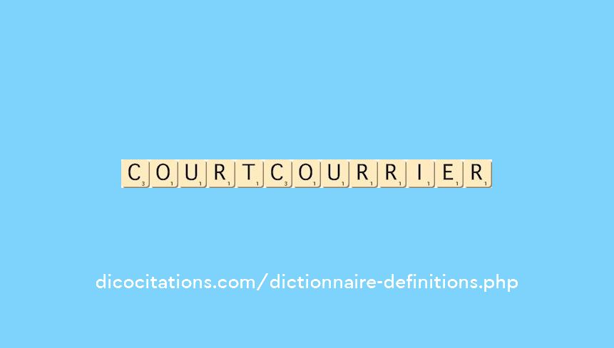 court-courrier court-courrier