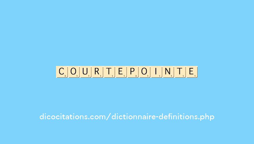 courte-pointe