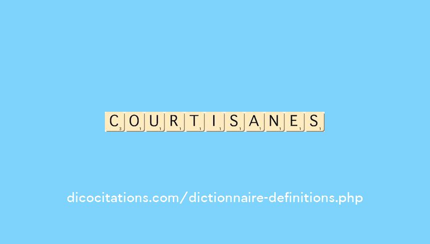 courtisanes courtisanes