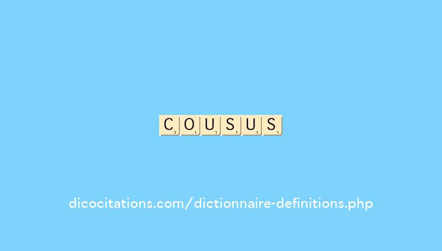 cousus cousus