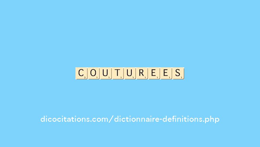 couturees couturees