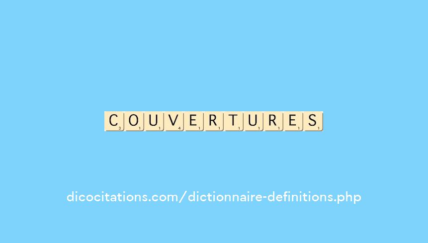 couvertures