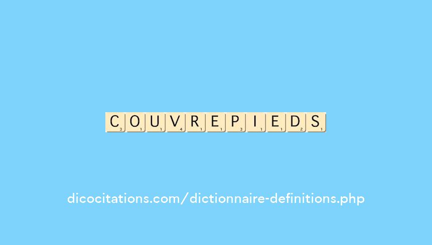couvre-pieds couvre-pieds