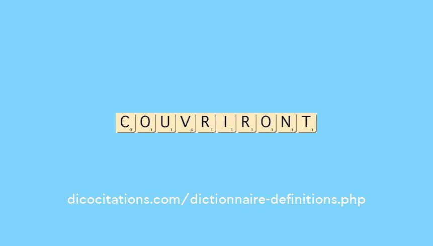 couvriront couvriront