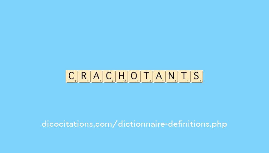 crachotants crachotants