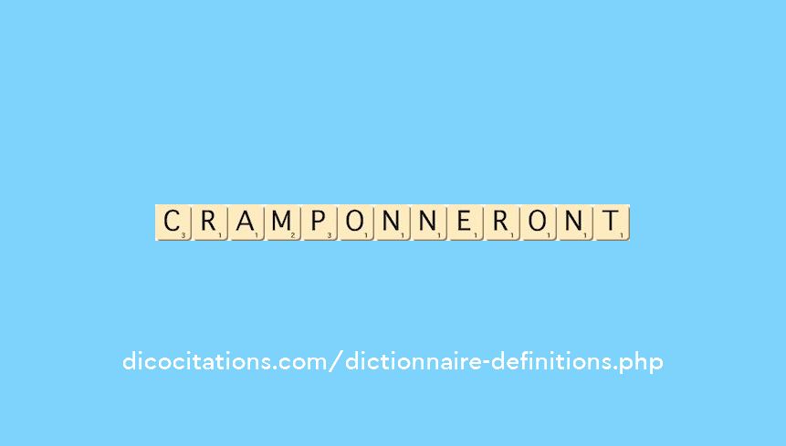 cramponneront cramponneront