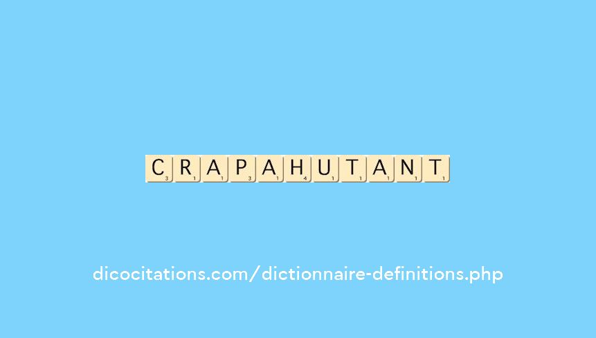 crapahutant