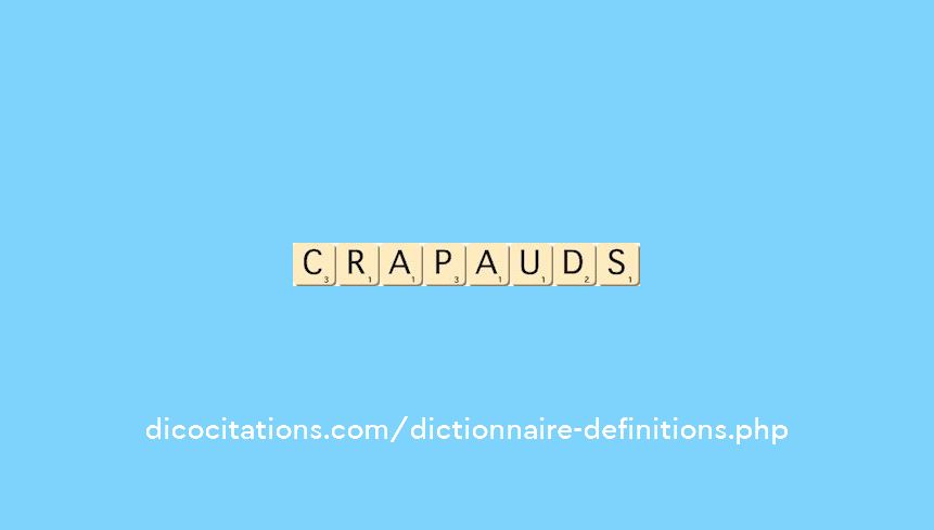 crapauds crapauds