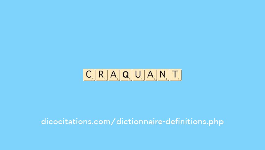 craquant craquant