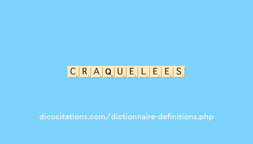 craquelees craquelees