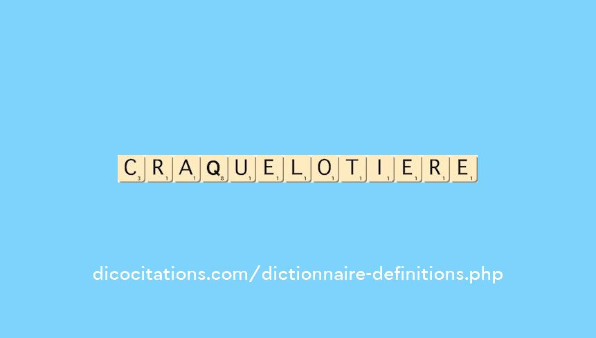 craquelotiere