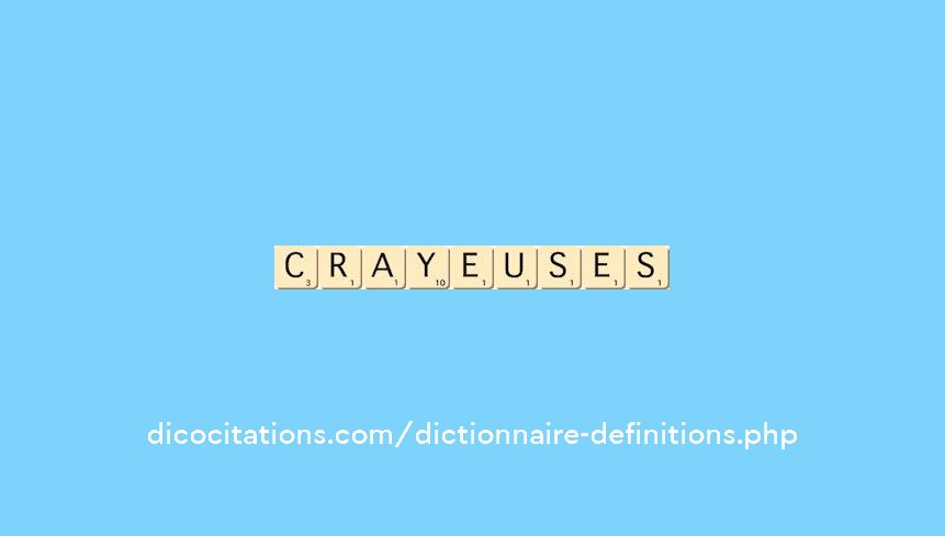 crayeuses crayeuses