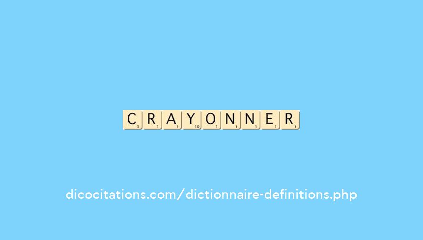crayonner