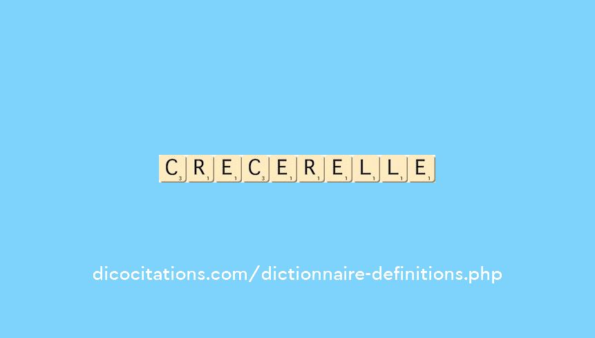 crecerelle