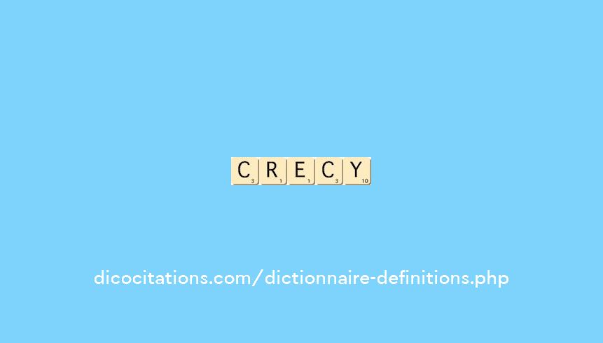 crecy crecy