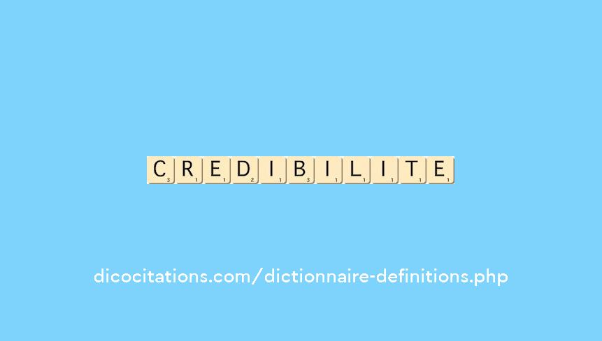 credibilite