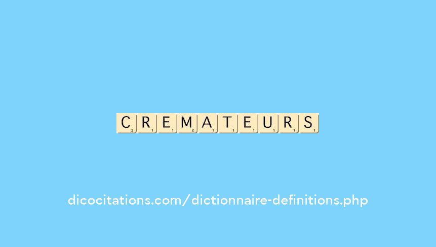 cremateurs cremateurs