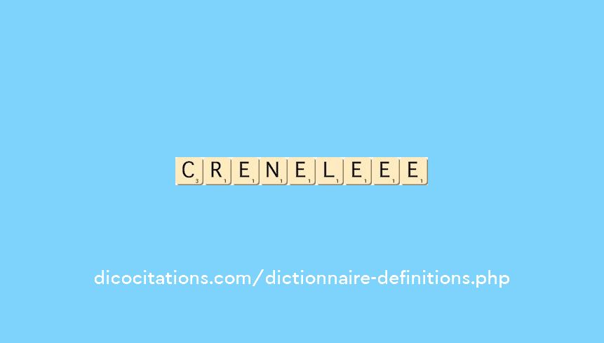 crenele--ee