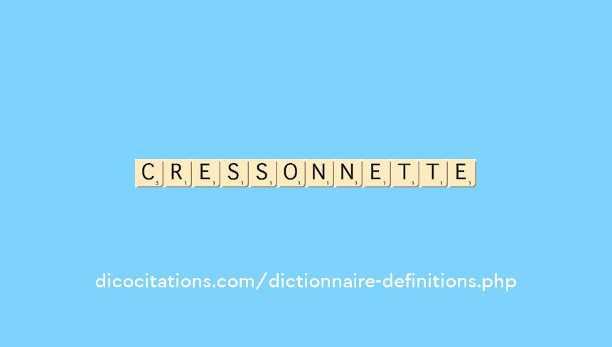 cressonnette cressonnette