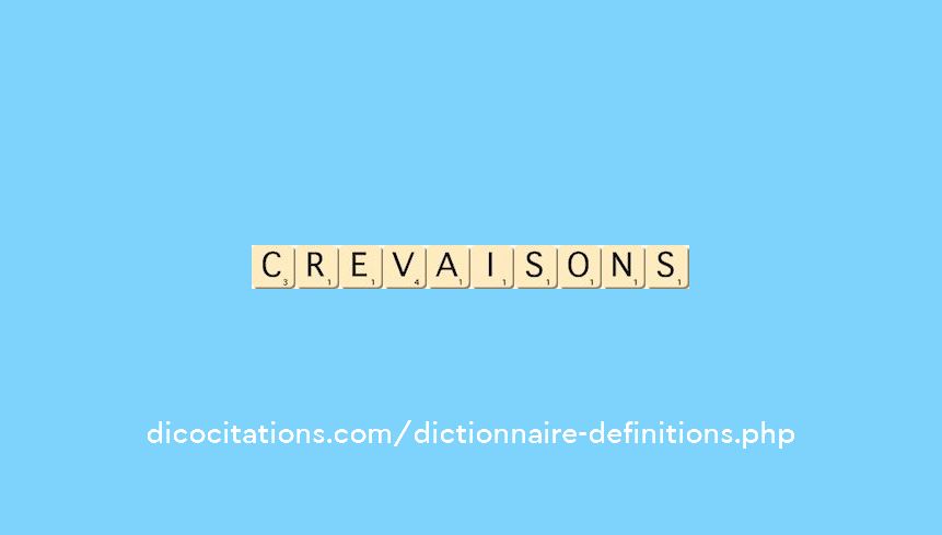 crevaisons crevaisons