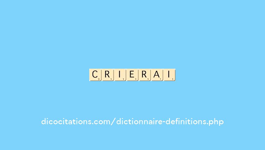 crierai crierai