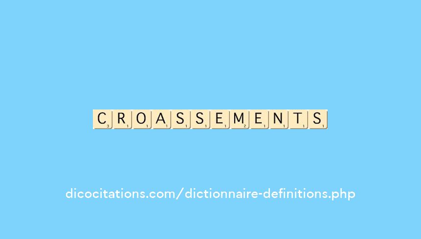 croassements croassements