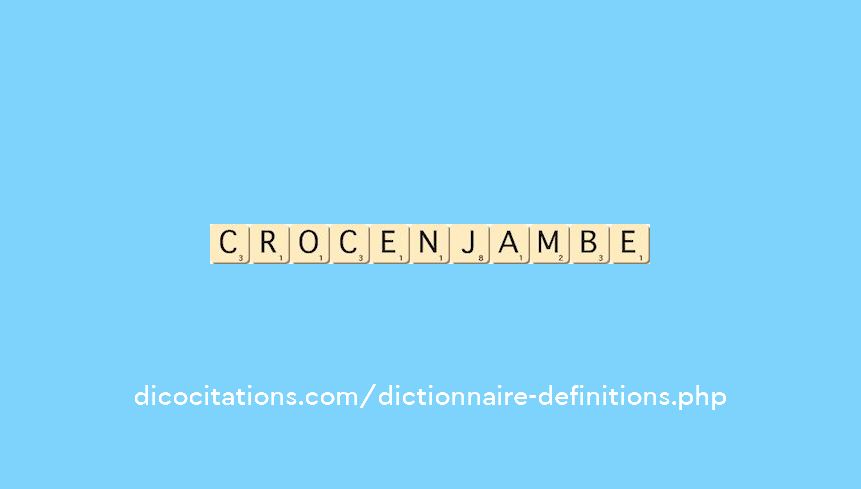 croc-en-jambe