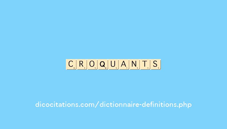 croquants croquants