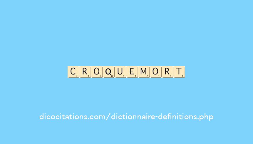 croque-mort croque-mort