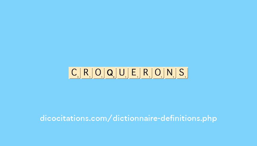 croquerons