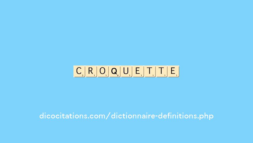 croquette croquette