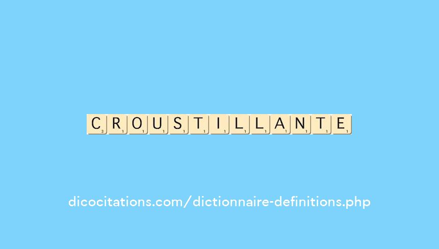 croustillante croustillante