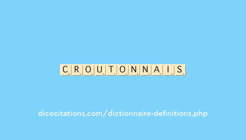 croutonnais