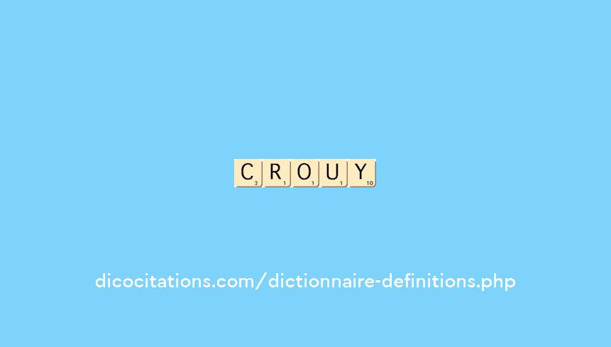 crouy