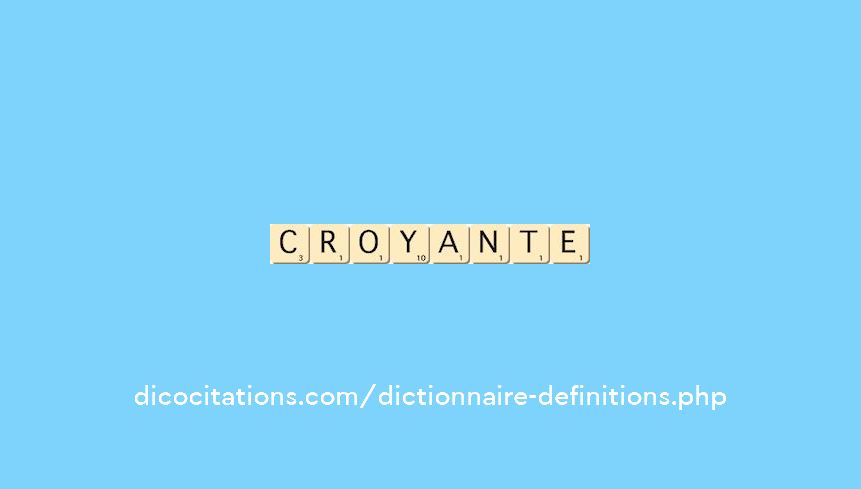 croyante croyante
