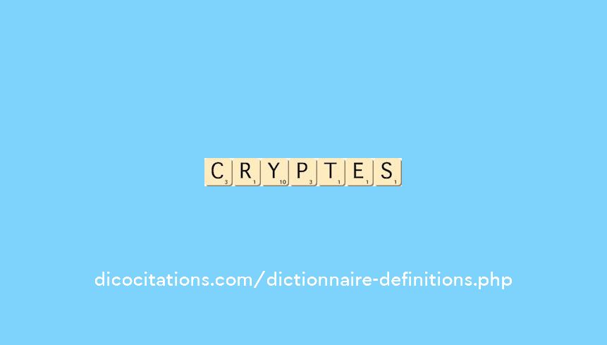 cryptes cryptes