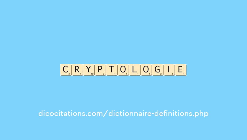 cryptologie cryptologie