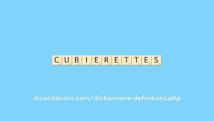 cubierettes