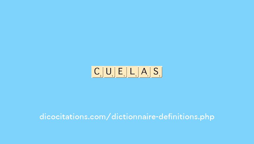 cuelas