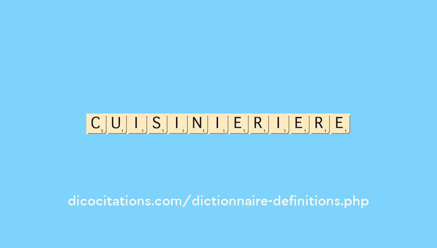 cuisinier--iere