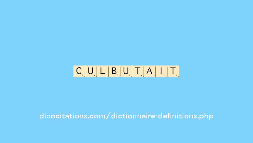 culbutait