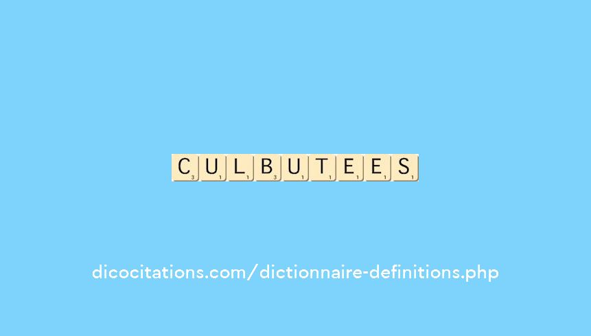 culbutees culbutees