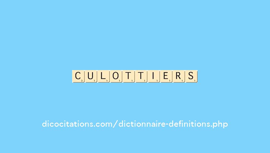 culottiers culottiers