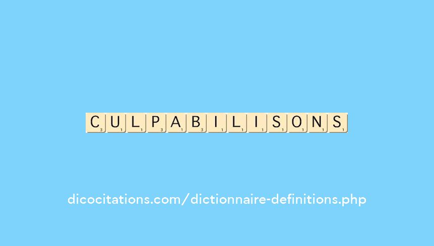 culpabilisons culpabilisons