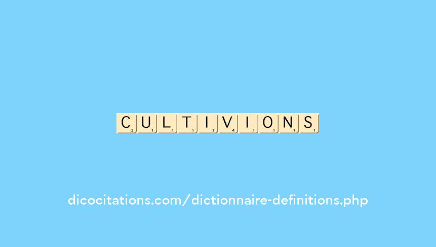 cultivions